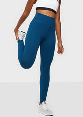 Classic High Waisted Leggings (Blue)