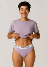 Aisthetikos Organic Bamboo Bikini Panty | Lavender