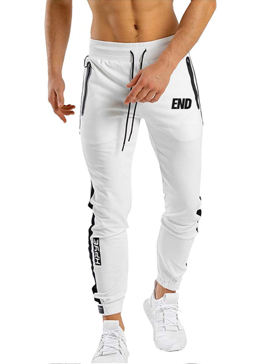 Men's Slim Fit Ankle-Length Stripe Slim Fit Running Jogging Workout Casual Sweatpants