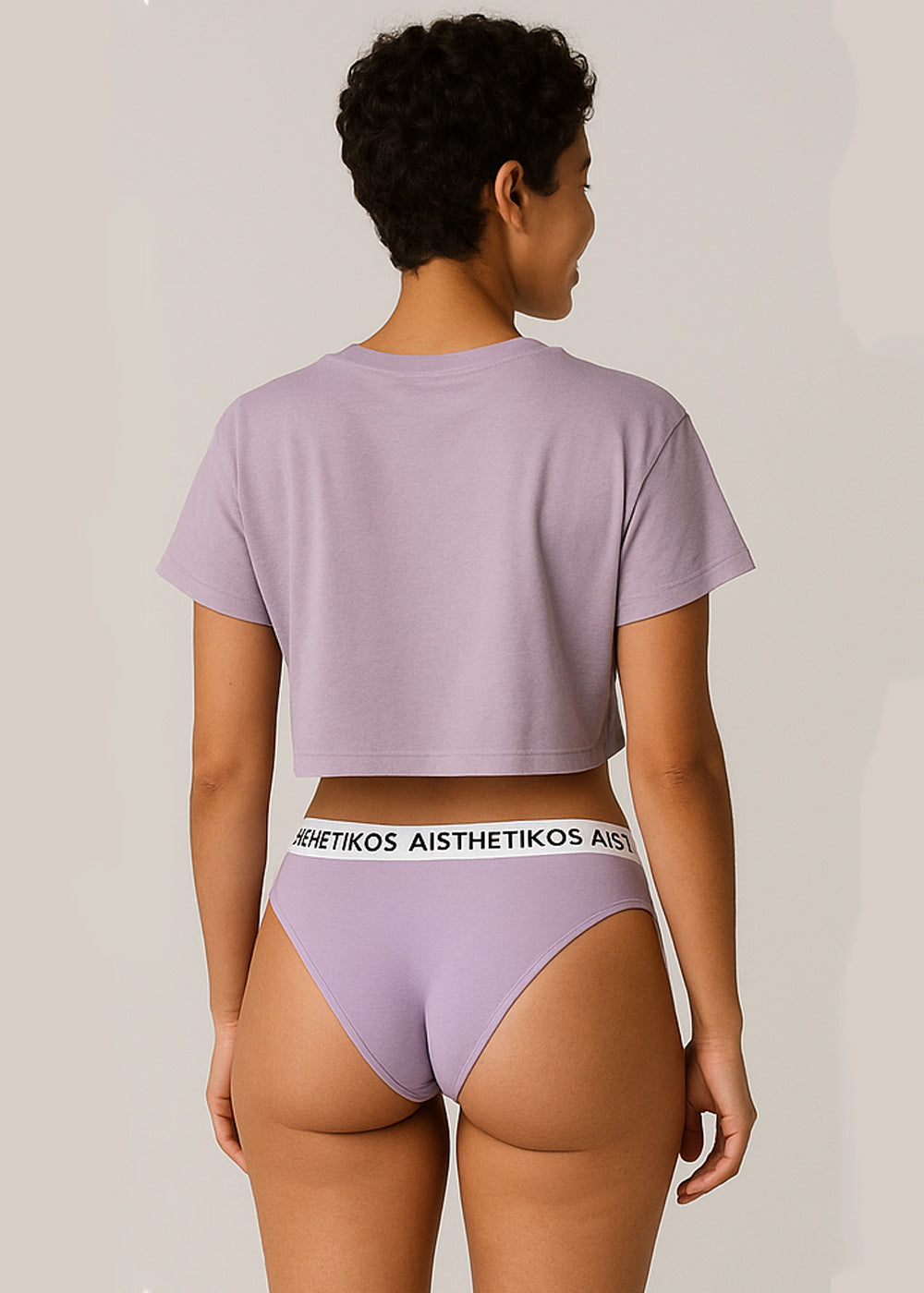 Aisthetikos Organic Bamboo Bikini Panty | Peach