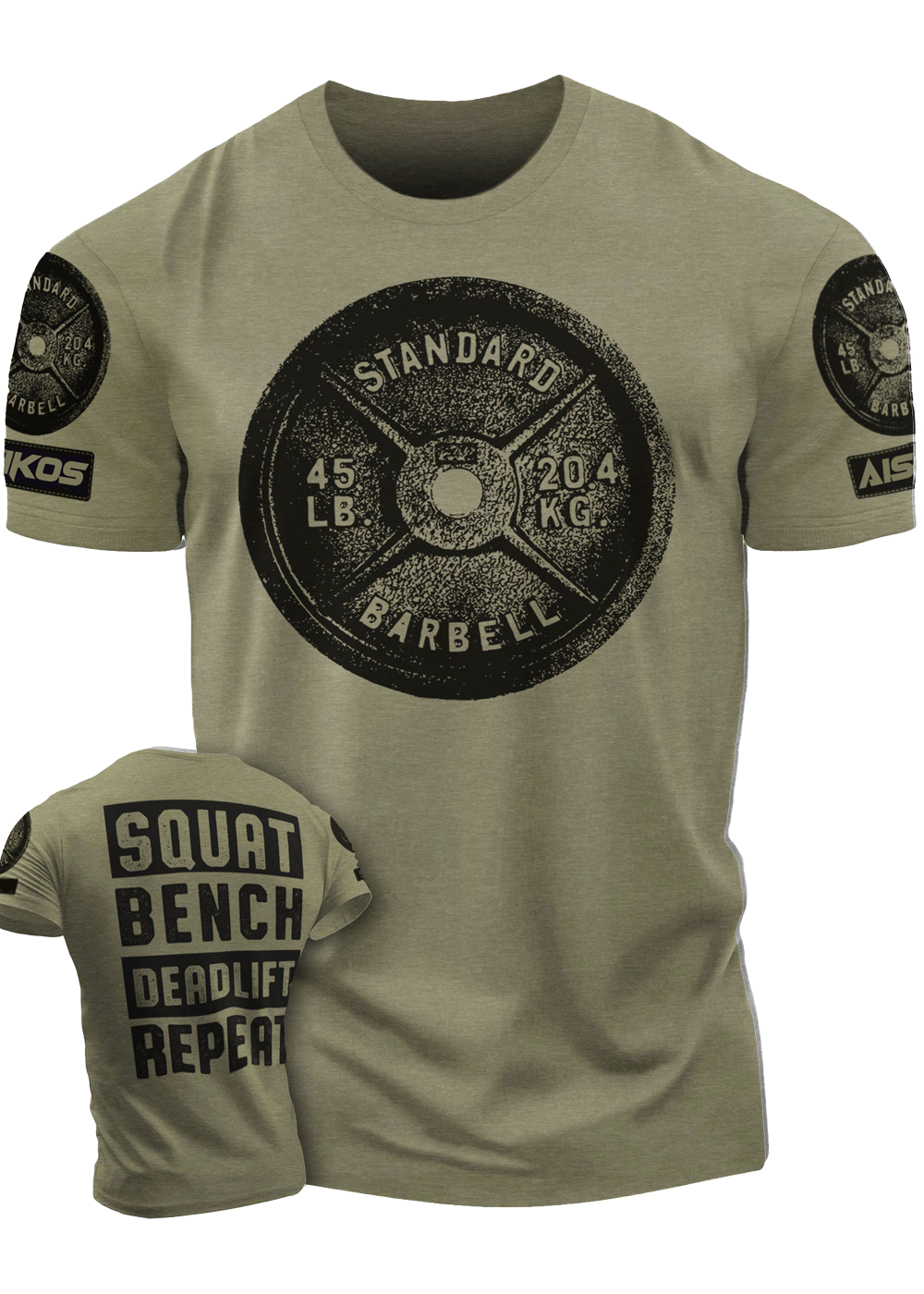 "SQUAT, BENCH, DEADLIFT" Funny Motivational Workout Gym T-Shirt for Men