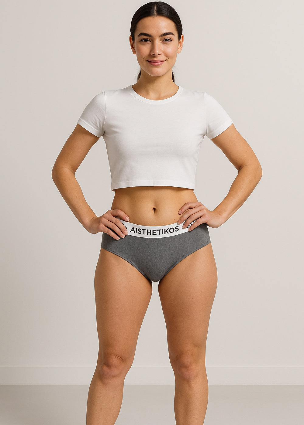 Aisthetikos Organic Bamboo Hipster Panty | Peach