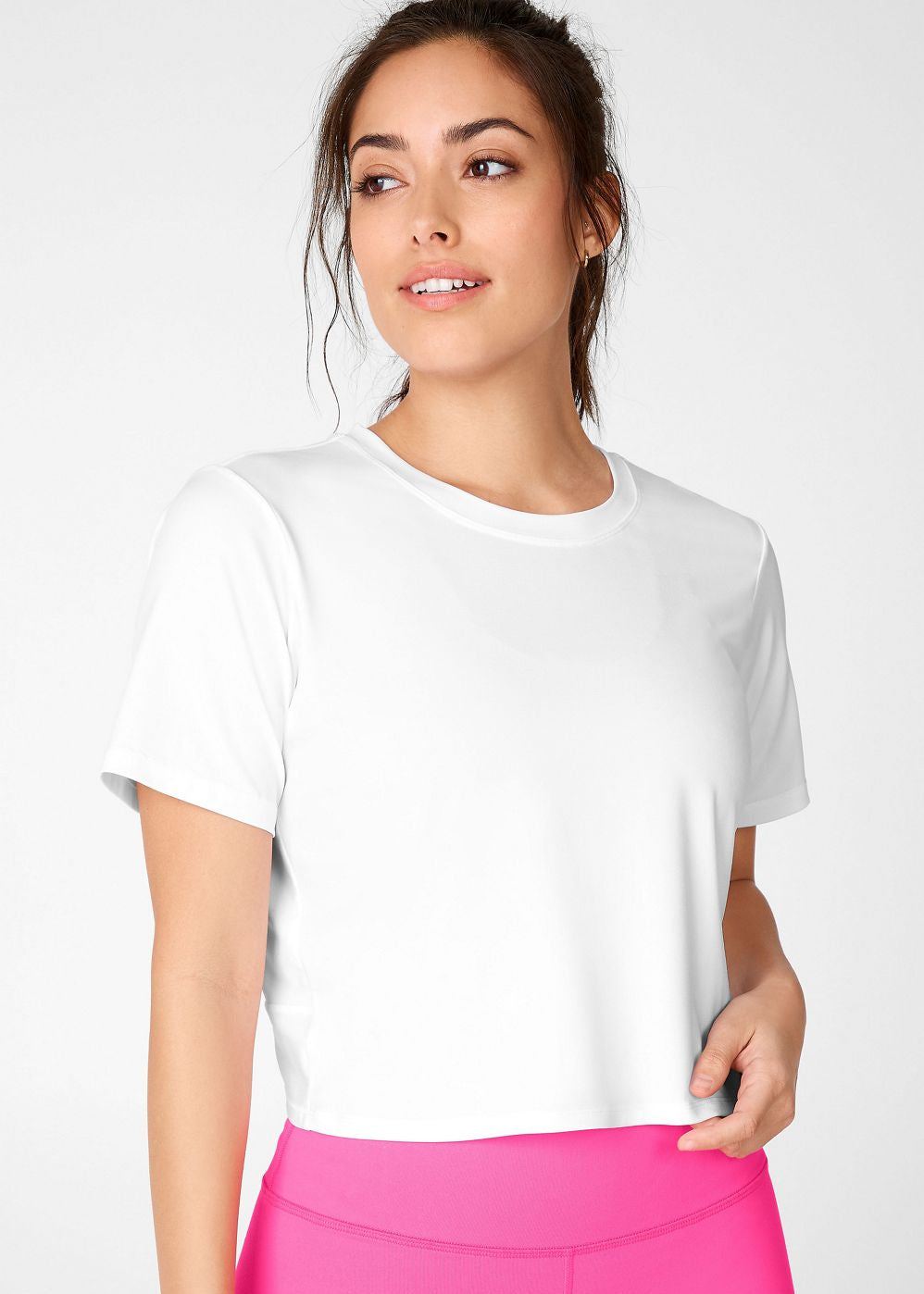 Twist Back Crop Top (Black)